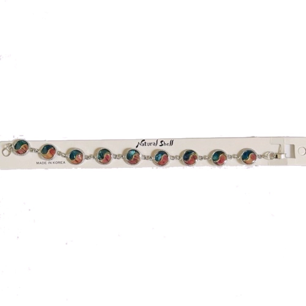 👋 3/$15 FASHION JEWERLY YING YANG BRACELET NWT